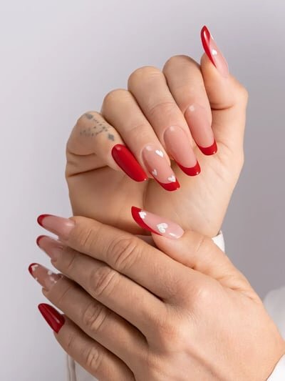 french unghie rosse-1